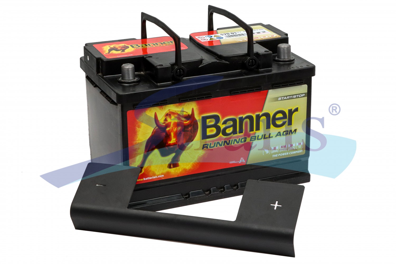 Акумулятор Banner Agm 12V 70Ah 760A R+ Running Bull 278*175*190Mm